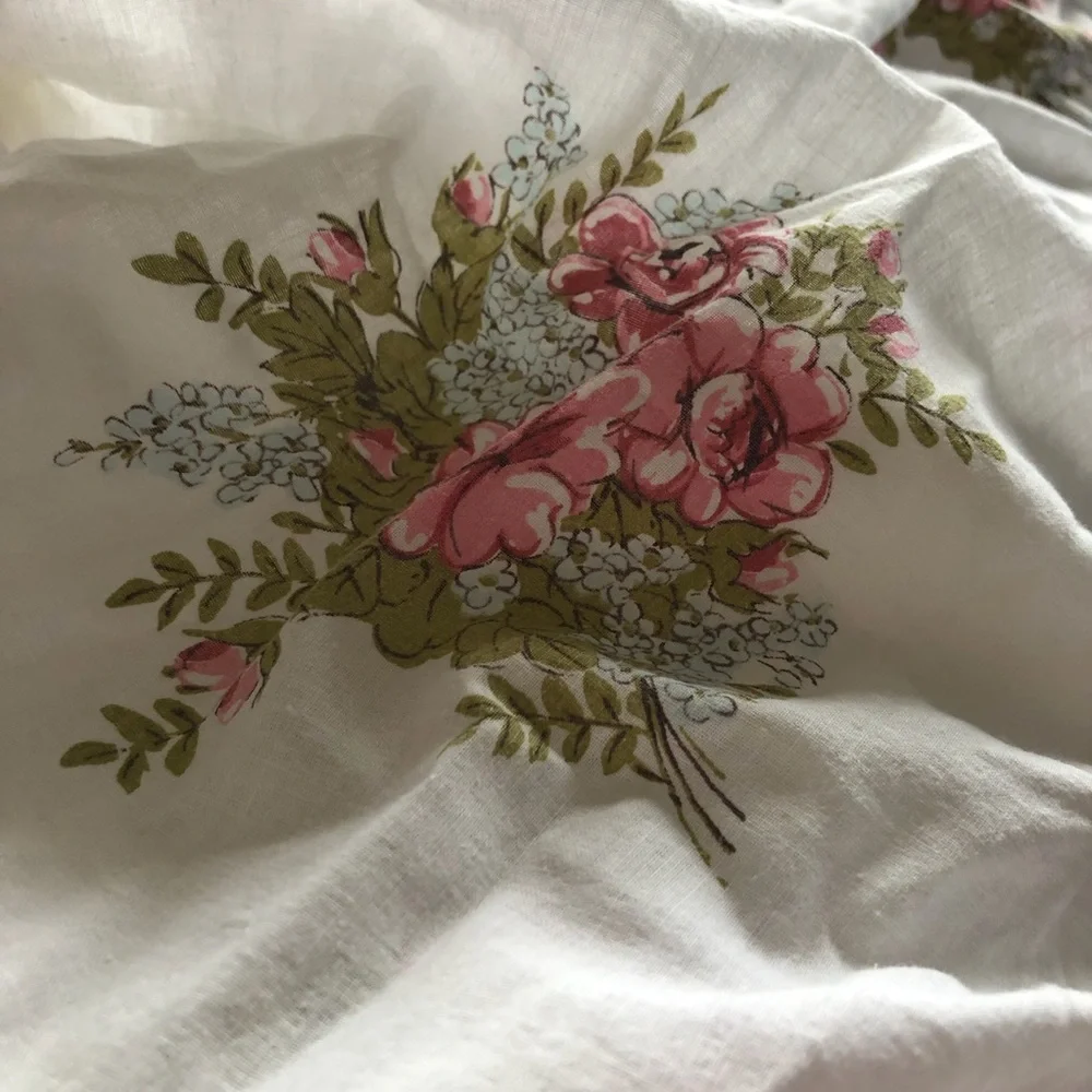 Cottage Roses Twin Bedspread
